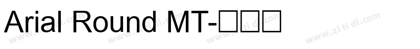 Arial Round MT字体转换